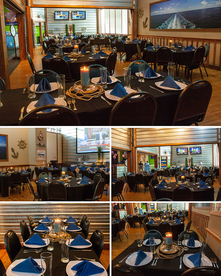 Captains Room at Shenanigans in La Crosse, WI. Private Party room at Shenanigans