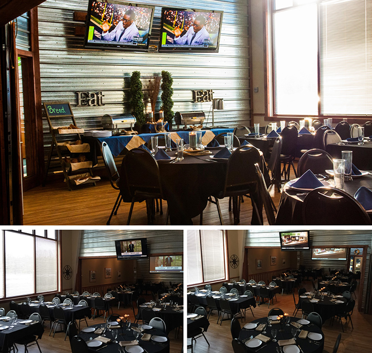 Compass Room at Shenanigans in La Crosse, WI. Private Party Room at Shenanigans. 