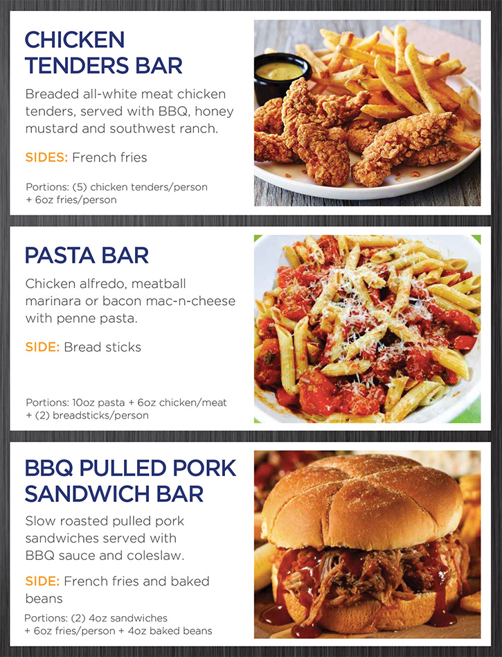 Party Bar Food Menu at Shenanigans. Party Food Menu